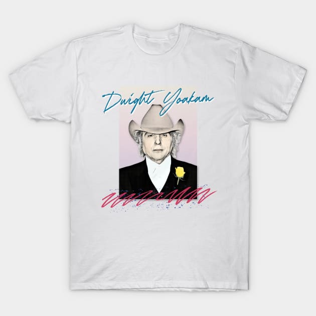 Dwight Yoakam #2 --  80s Styled Retro Design T-Shirt by DankFutura